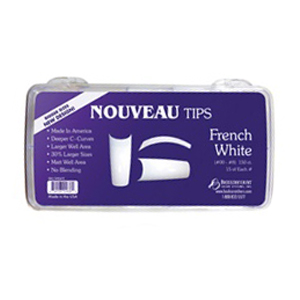 Backscratchers Nouveau Tips French White Assorted