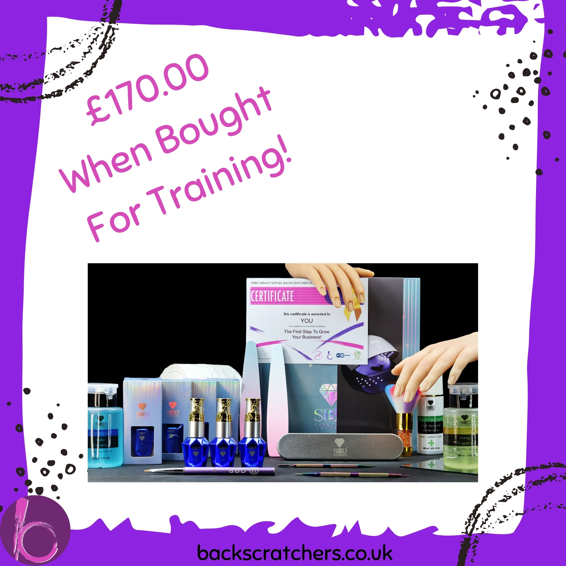 SBD London Gel Polish Manicure Kit